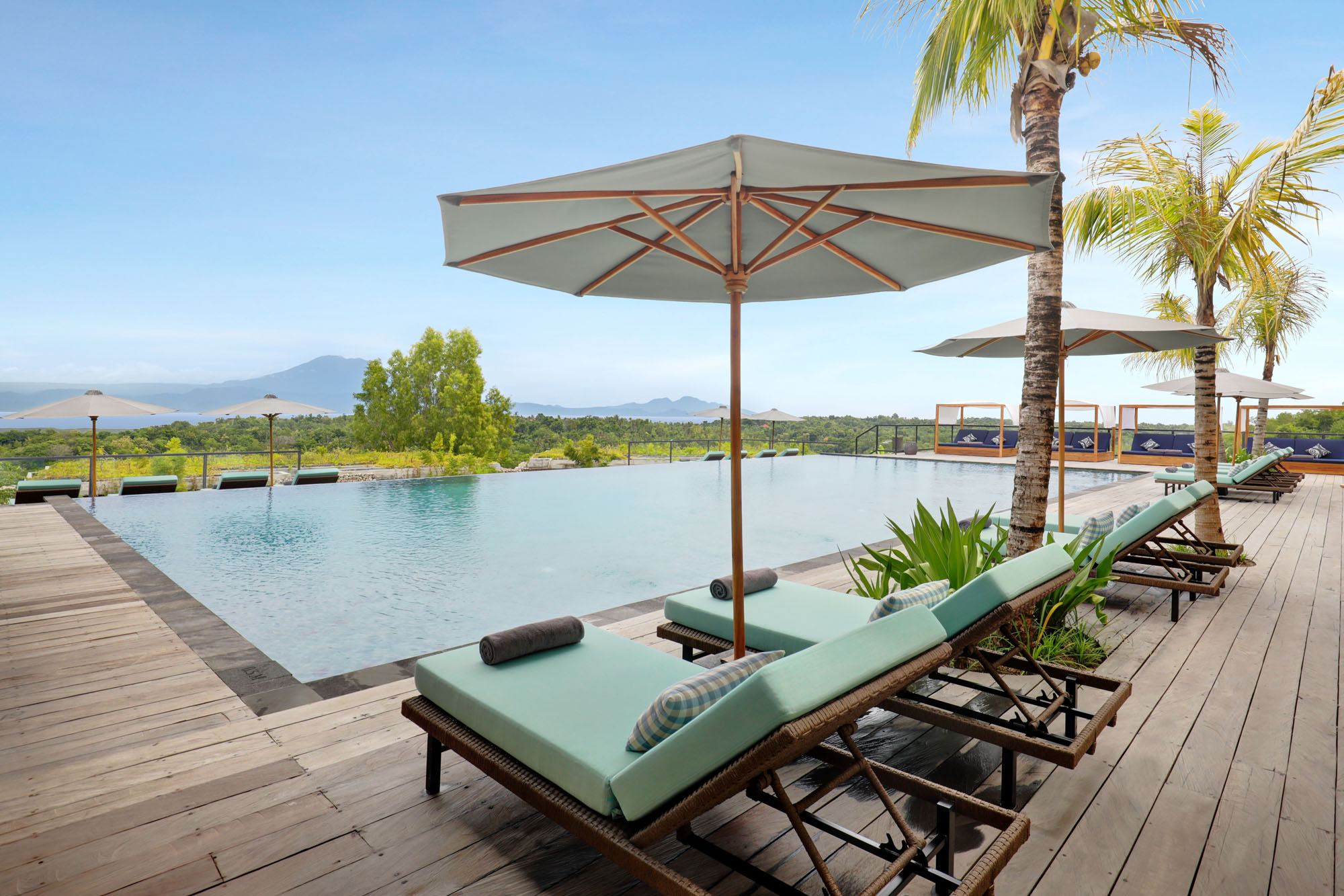 Swimming Pool with mountain view